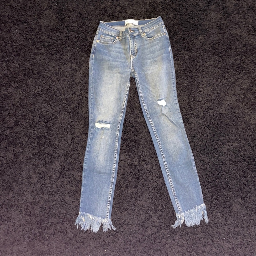 Free People Fringe Jeans